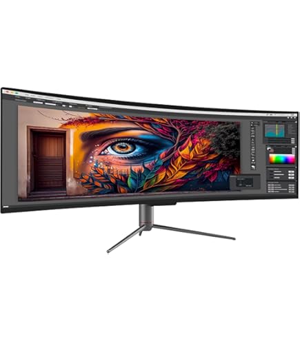 YOGAES 49 Inch 5K Wide Dual QHD (5120x1440) IPS Surface Game